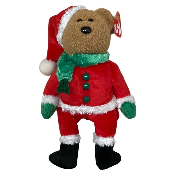 Ty Beanie Baby - KRINGLE the Bear (8.5 Inch) MWMTs Stuffed Animal Toy